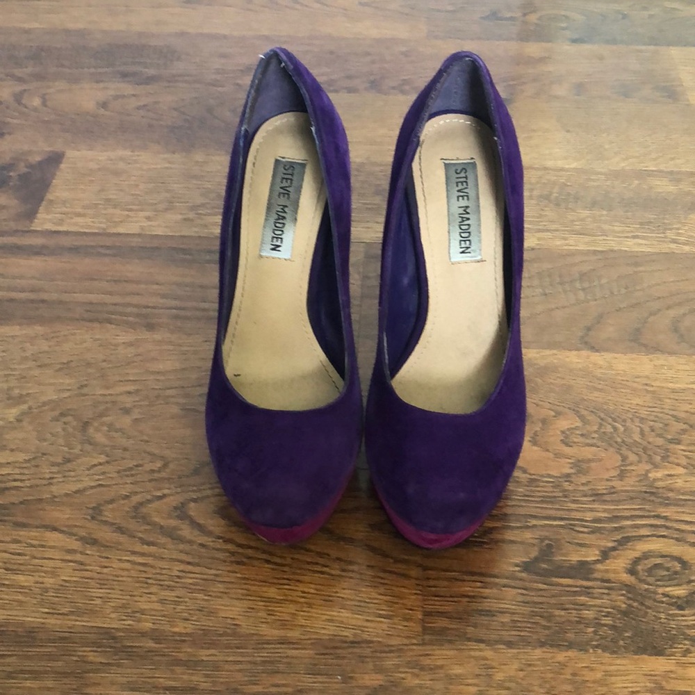 Steve Madden color block heels